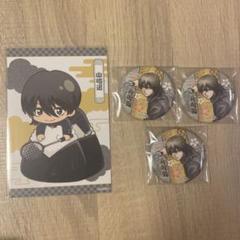 銀魂 TSUTAYA 和紙 缶バッジ コンプセット 銀魂 TSUTAYA 和紙 缶バッジ