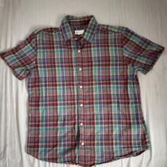 GAP usedチェックshirt 半袖シャツ