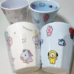 BT21 メラミンカップ 4点セット