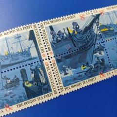 7088 外国切手 アメリカ 1973年 ボストン茶会事件200年 - メルカリ