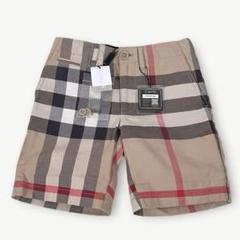 【新品未使用】バーバリー　ショートパンツ　メガチェック柄　現行　近年モデル　6Y