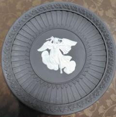 Wedgwood ジャスパーブラック 浮彫り 天使プレート