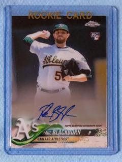 2018 Topps クローム ポール・ブラックバーン 直筆サインルーキーカード