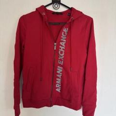 Armani Exchange 赤 フード付きパーカー XS 2025年最新】アルマーニエクスチェンジ パーカの人気アイテム