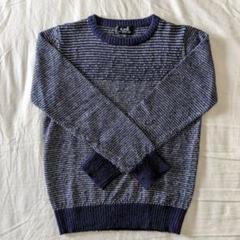 ◆ タグ付き　新品未着用　A.P.C. コットンクルーネックニット　アーペーセー A．P．C．(アーペーセー) ロゴ刺繍スウェット グレー サイズ S