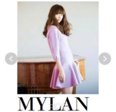 mylan マイラン リネンストライプスカート ウォッシャブル】ナチュラルリネンストライプタイトスカート