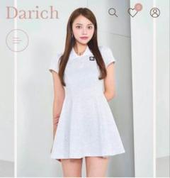 Darich ポロスウェットミニワンピース グレー Freeサイズ
