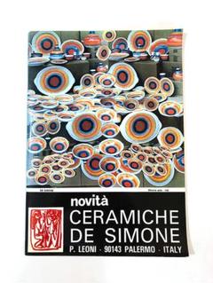 CERAMICHE DE SIMONE　デシモーネ　作品カタログ　シチリア陶器 CERAMICHE DE SIMONE デシモーネ 作品カタログ シチリア陶器