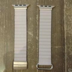 Apple Watch バンド 薄い紫 シリコン リブデザイン
