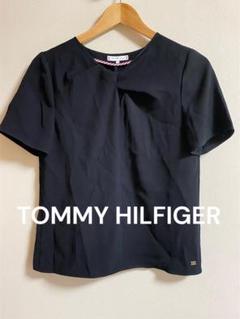 TOMMY HILFIGER 半袖シャツ　ブラウス　トップス　ブラック　4