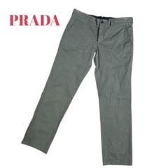 PRADA プラダ パンツ 無地 カーキ