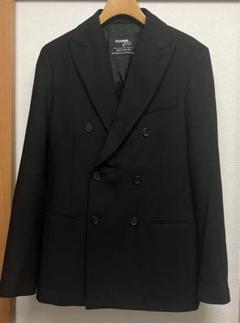 homme girls ダブルテーラードジャケット 黒 ブラック38