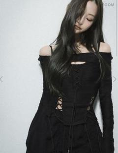 lace up layered corset