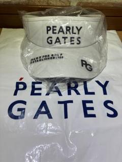 PEARLY GATES ゴルフバイザー ホワイト