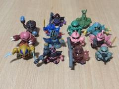 SDガンダム　フルカラー　ガンダム ジオンMSセット　ガン消し　当時物2