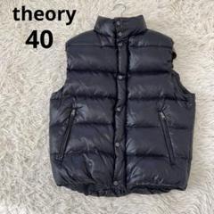 theory❣️リアルファーブラックベストつやツヤ