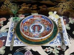大聖寺伊万里　金襴手　鶴に吉祥紋の図　５寸半皿　041AS-CAl 大聖寺伊万里 金襴手 鶴に吉祥紋の図 5寸半皿 041AS-CAl - メルカリ