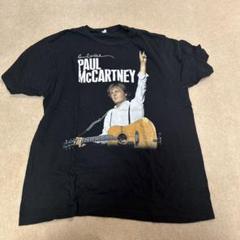 【超希少・匿名発送】ポール・マッカートニー Tシャツ 黒　ラージサイズ　日本公演 2025年最新】ポールマッカートニー2002年ツアーTシャツの人気