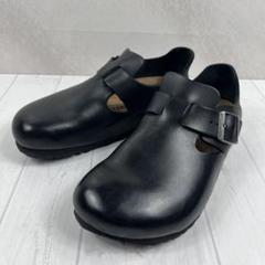 超美品⭐️ ビルケンシュトック ロンドン 【23.0】 黒 ストラップ スリッポン 超美品⭐️ ビルケンシュトック ロンドン 【23.0】 黒