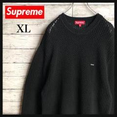 1743UU【美品・ＸＬ】シュプリーム☆スモールボックスロゴ コットンセーター