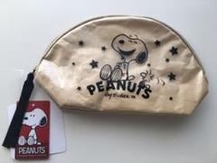 新品　スヌーピー ペーパービニールポーチ　メイクポーチ　PEANUTSポーチ