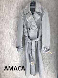 新品・未使用！AMACA ロング トレンチコート kemitコラボ ホワイト 2025年最新】kemit amacaの人気アイテム - メルカリ