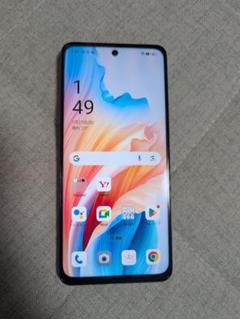 OPPO A79 5G(A303OP)美品・手帳型ケース付・ミステリーブラック