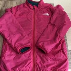 THE NORTH FACE ピンク ジャンパー　リバーシブル　150センチ