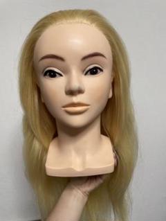 美容師 カットウィッグ ヘアアレンジ　三矢　ブロンドロング bright08_k-097