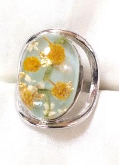 水中花ミモザ指輪 10号