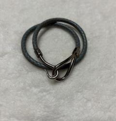 エルメス HERMES ジャンボ チョーカー ブルー　グレー シルバー金具 楽天市場】エルメス ジャンボチョーカーの通販