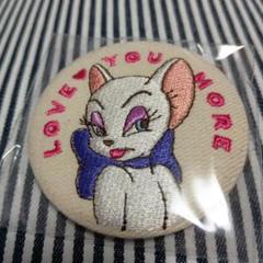 トムとジェリー トゥードルズ　刺繍缶バッジのサムネイル