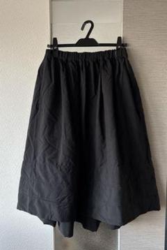 コムデギャルソン ブラック　フレアロングスカート BLACK COMME des GARCONS - 【美品】 BLACK COMME des GARCONS
