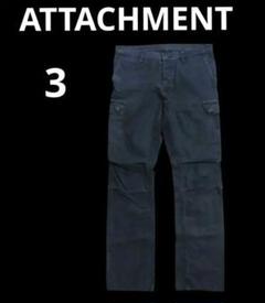 ATTACHMENT　3　カーゴパンツ　ブラック