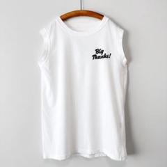 グレディブリリアン tribecca ノースリーカットソー タンクトップ ロゴ