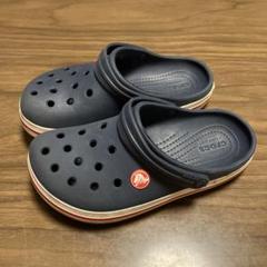 Crocs キッズサンダル ネイビー c13 19cm