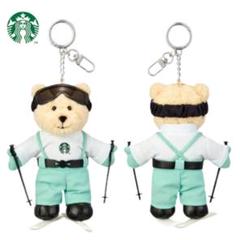 【韓国】スターバックス　フィギュアスケート　ベアリスタ　キーホルダー　スポーツ 韓国】スターバックス フィギュアスケート ベアリスタ