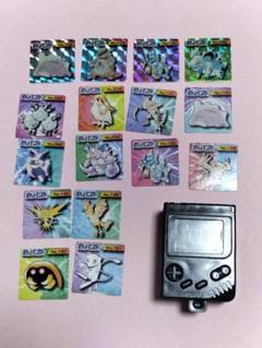 ポケモンブロスカード154枚　ゲームボーイ型ケース付きセット ポケモン ブロスカード（キラカード有り） ゲームボーイ型本体