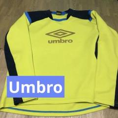 umbro 蛍光イエロー 長袖シャツ、プラシャツ