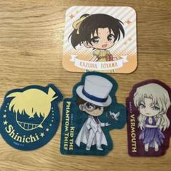 名探偵コナン　スクエアコースター　遠山和葉 ダイカットクリアステッカー