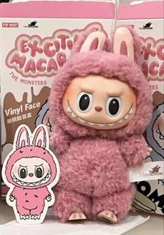 POP MART Exciting Macaron ぬいぐるみピンク