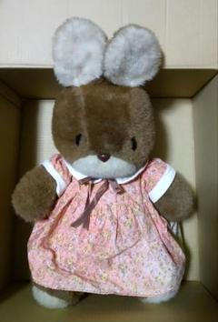 サンアロー ラッキー ウサギ ぬいぐるみ 中古品 まとめ売り バラ売り不可 ② サンアロー 昭和レトロ ラッキー うさぎ ぬいぐるみ 2こセット
