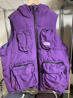 ジャケット・アウター TIGHTBOOTH - UTILITY DOWN VEST Purple 値下可TIGHTBOOTH - UTILITY DOWN VEST Purple