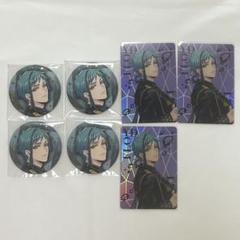 ツイステ ポップアップ フロイド 缶バッジ オーロラカード