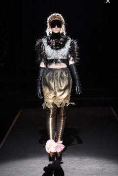 希少 dress33 キジの羽ビスチェ　シルク パリコレデザイナー 希少 dress33 キジの羽ビスチェ シルク パリコレデザイナー