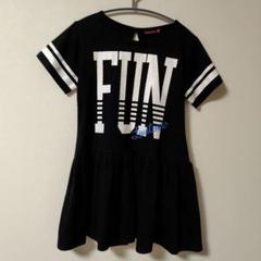 【美品】Lovetoxic 半袖ワンピース Mサイズ ブラック