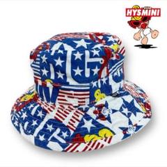 美品 HYSTERIC MINI バケット ハット プリント 総柄 帽子 キッズ