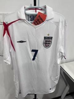 イングランド代表 7番BECKHAM ユニフォーム 半袖 Lサイズ