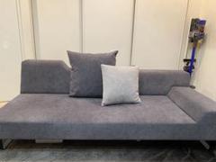 【新品】フランネルソファー クッション単体600×600 HZグレー フランネルソファー クッション単体600×600 HZグレー