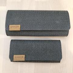 Anker フェルト製ポーチ ケース ケーブル収納 ポーチ フェルト マグネット
